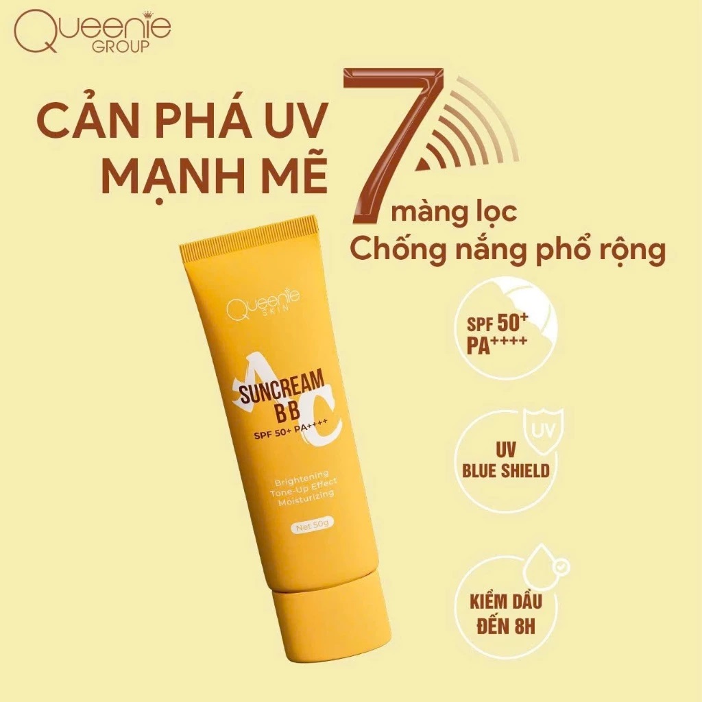Kem kháng nắng Queenie Skin