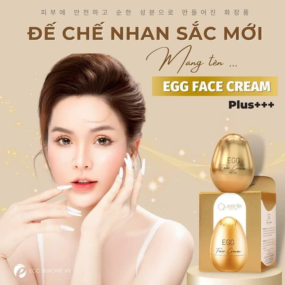 Kem face trứng vàng Queenie Skin - EGG Face Cream